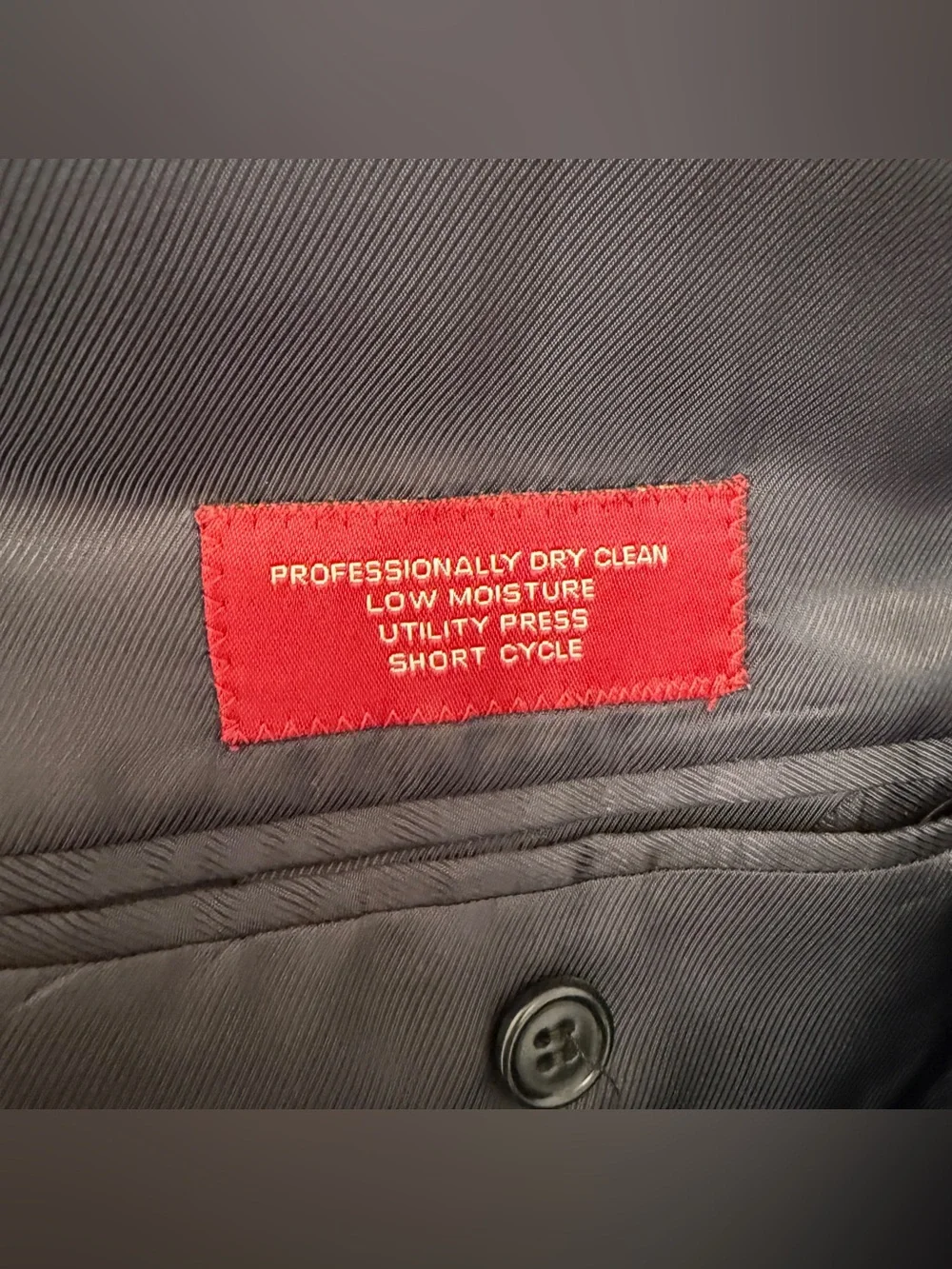 Jos A Bank 46XL Navy Blazer Lanerossi Cashmere Wool Gold Button Sport Coat